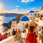 Santorini od 90€ povratne avio karte · Let + hotel – 4 dana od 135€ / 6 dana od 233€