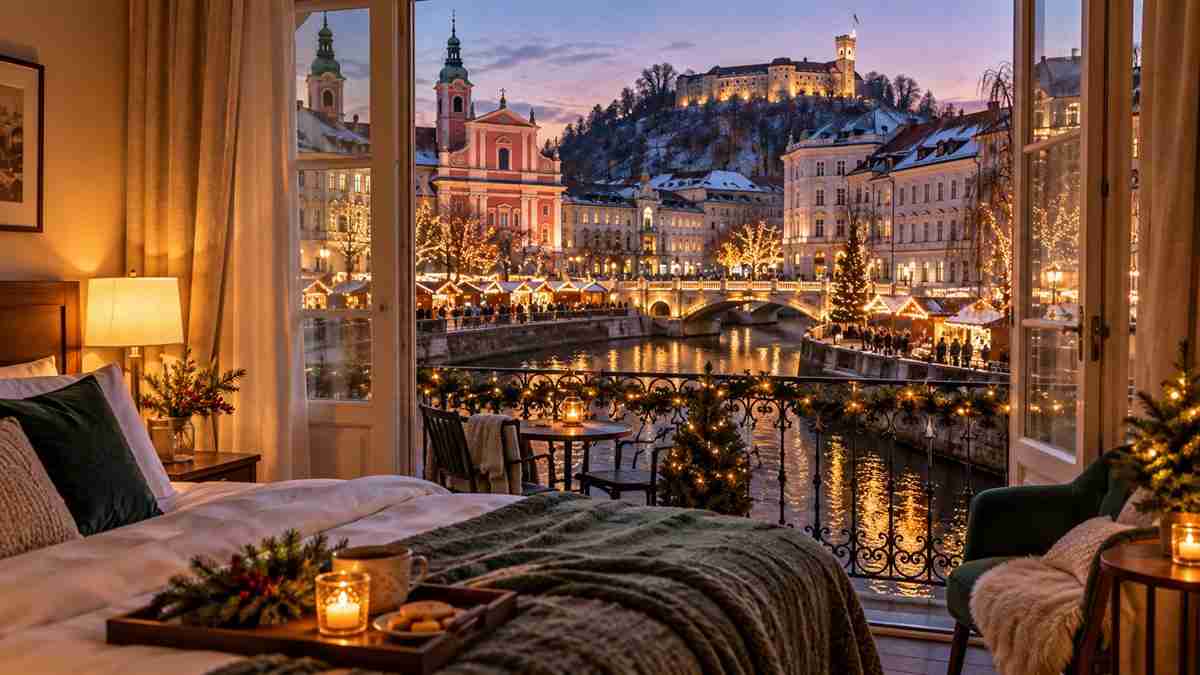 Hotelski smještaj uz božićni sajam u Ljubljani
