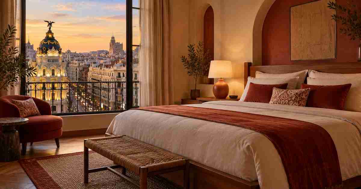 Hotelska soba i lokalni ambijent destinacije: Madrid